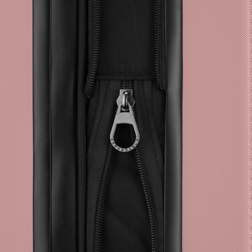 Bagage de cabine rigide Bruxelles de Bugatti avec verrou approuvé par la TSA - Rose