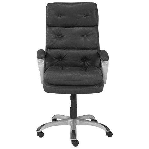Brassex Calian Ergonomic High-Back Fabric Office Chair - Grey