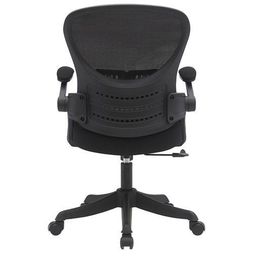 Brassex Riley Ergonomic High-Back Fabric Office Chair - Black