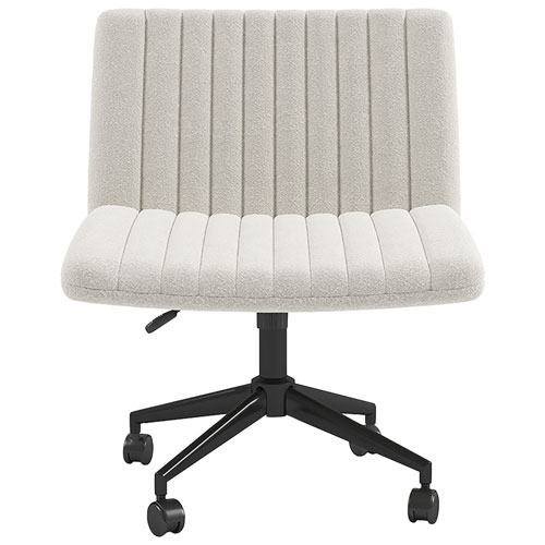Brassex Pheby High-Back Polyester Executive Chair - White