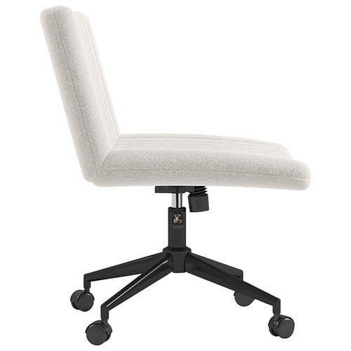 Brassex Pheby High-Back Polyester Executive Chair - White