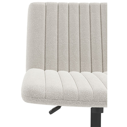 Brassex Pheby High-Back Polyester Executive Chair - White