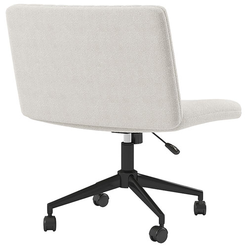 Brassex Pheby High-Back Polyester Executive Chair - White