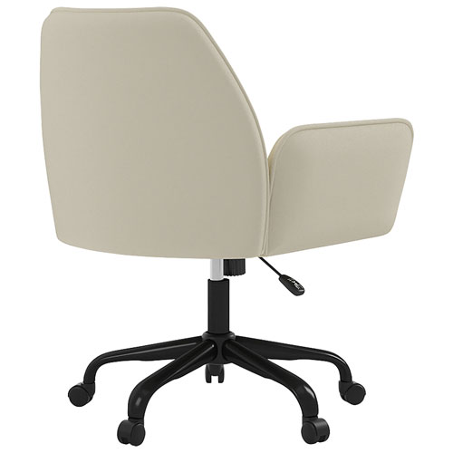 Brassex Mareo High-Back Polyester Executive Chair - Beige