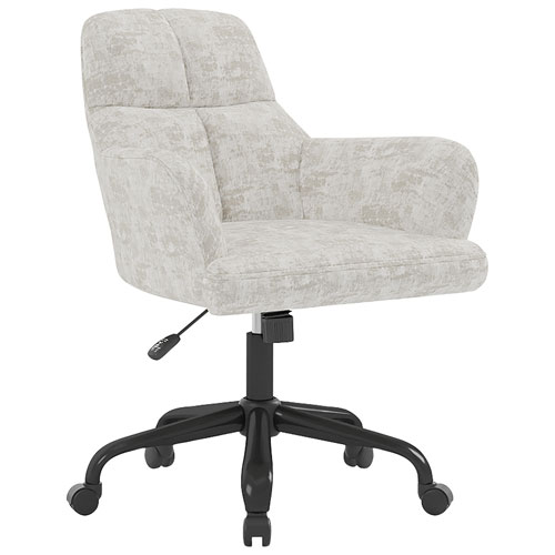 Fauteuil de bureau en polyester à dossier haut Lazare de Brassex - Gris