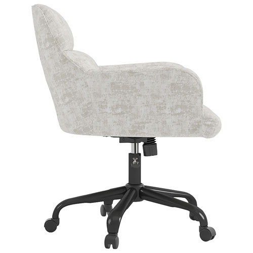 Fauteuil de bureau en polyester à dossier haut Lazare de Brassex - Gris