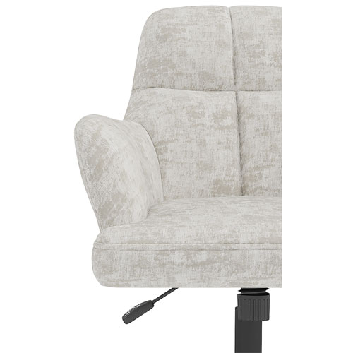 Fauteuil de bureau en polyester à dossier haut Lazare de Brassex - Gris