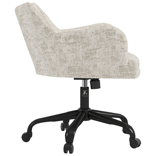 Brassex Francie High-Back Polyester Executive Chair - Beige