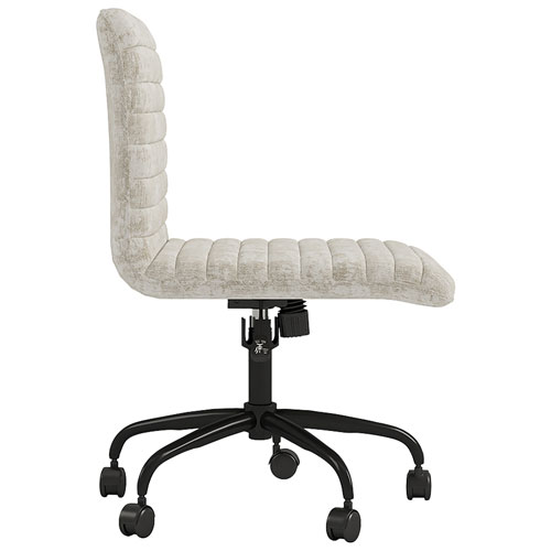 Brassex Otto Mid-Back Polyester Executive Chair - Beige