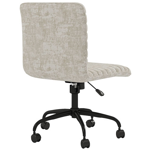 Brassex Otto Mid-Back Polyester Executive Chair - Beige