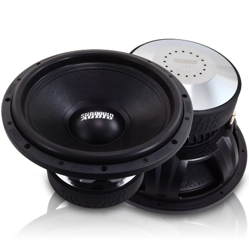Haut-parleur d'extrêmes graves d'auto 1750&nbsp;W de 15&nbsp;po U-Series U-15 v.2 de Sundown Audio - 4&nbsp;Ohm double