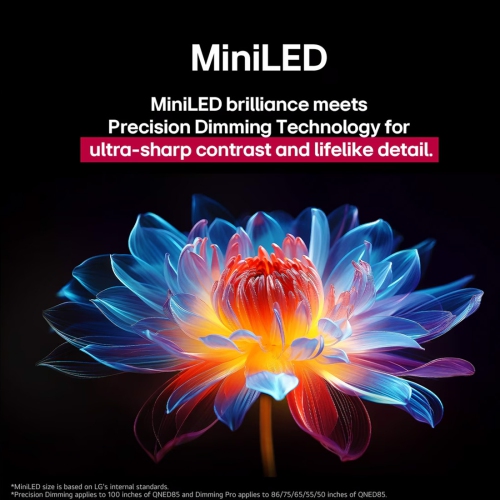 LG 55QNED85AUA 55" QNED evo AI MiniLED 4k Smart TV