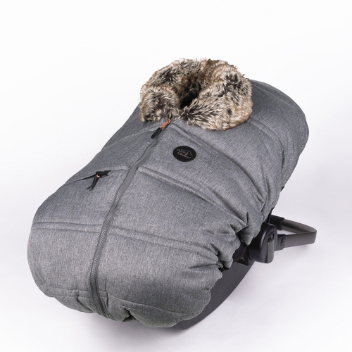 Housse 3 saisons Petit Coulou pour sièges d'auto pour bébé - Graphite