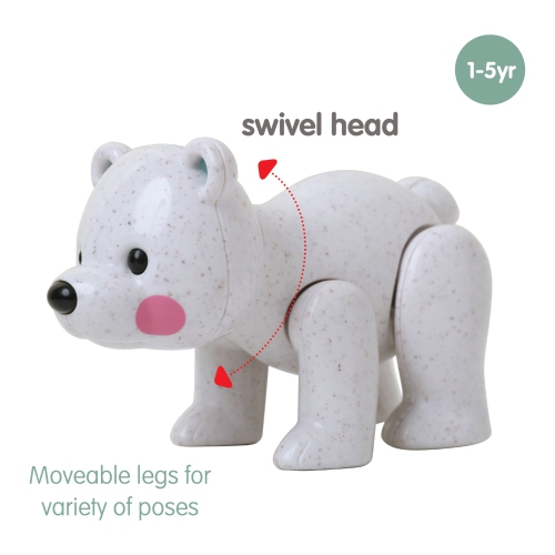 Tolo Baby First Friends Posable Toy - Polar Bear