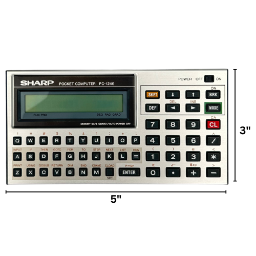 Sharp Pocket Computer Calculator PC-1246