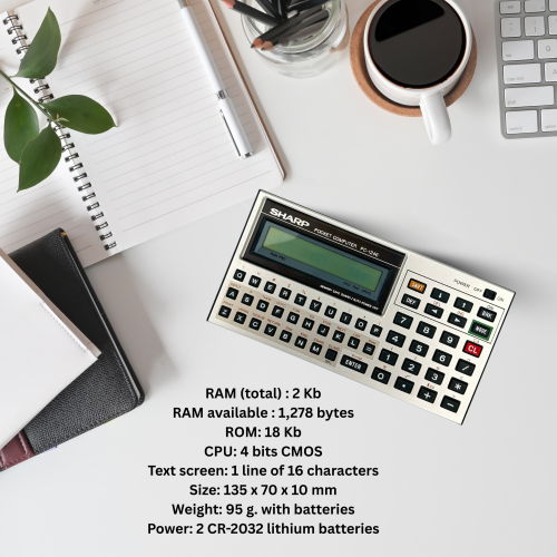 Sharp Pocket Computer Calculator PC-1246