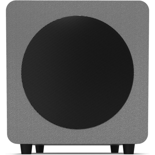 Kanto 300&nbsp;W - Haut-parleur d'extrêmes graves amplifié SUB8VMG 8&nbsp;po, gris mat