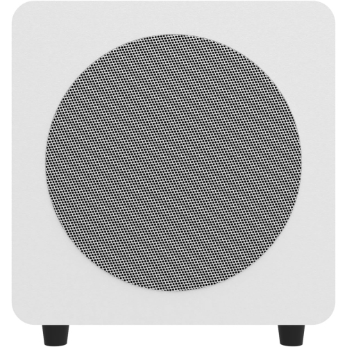 Kanto - Haut-parleur d'extrêmes graves amplifié SUB8VMWW 8 po scellé 300 W, blanc mat