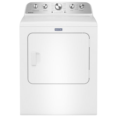 Sécheuse à gaz à vapeur de 7,0 pi³ Pet Pro de Maytag - Blanc
