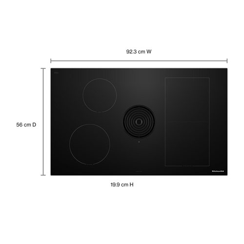 KitchenAid 36" 4-Element Induction Cooktop - Black