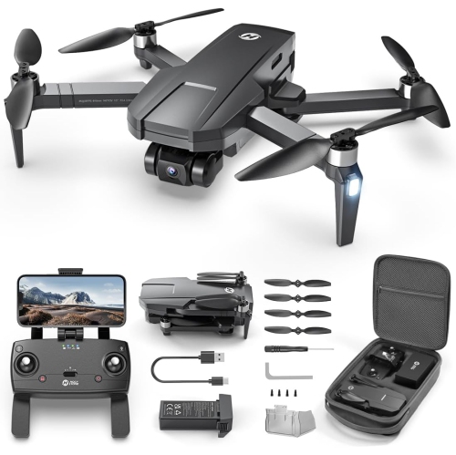 Holy Stone HS720R 3 Axis Gimbal GPS Drones for Adults with Camera 4K EIS; FPV RC Drone 389g, Foldable Quadcopter with 10000 Feet Video Transmission