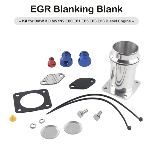 EGR Blanking Blank Kit for BMW 3.0 M57N2 E60 E61 E65 E83 E53 Diesel Engine