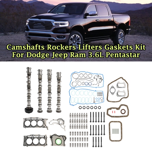 TOPTENG  Camshafts Rockers Lifters Gaskets Kit for Dodge Jeep Ram 3.6L Pentastar