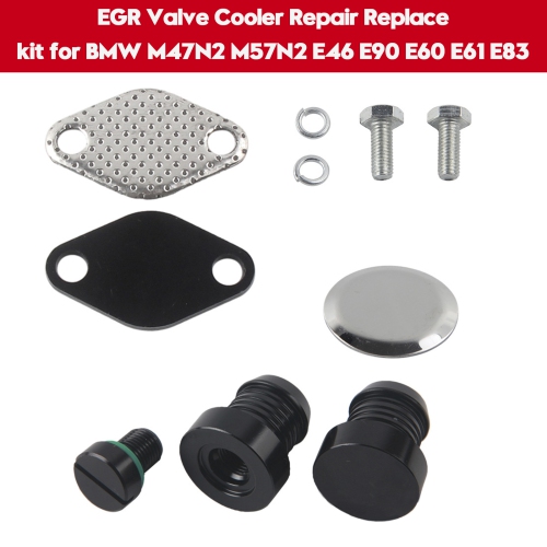 TOPTENG  Egr Valve Cooler Repair Replace Kit for Bmw M47N2 M57N2 E46 E90 E60 E61 E83