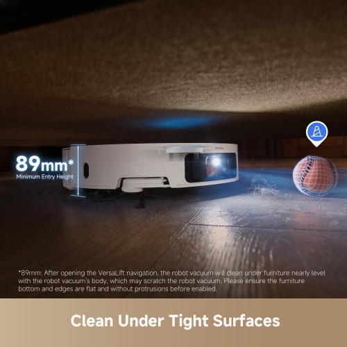 Dreame X50 Ultra Robot Vacuum and Mop with Auto-Empty and Mop Self-Cleaning, 20 KPa Suction, Obstacle Avoidance and 360° Navigation, Corner to Edge