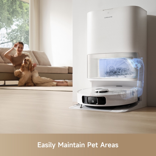 Dreame L10s Ultra Gen2 Robot Vacuum and Mop, 10 KPa Suction, MopExtend Tech, All-in-1 Base Station, Pet-Friendly, Versatile Carpet Cleaning, DuoScrub