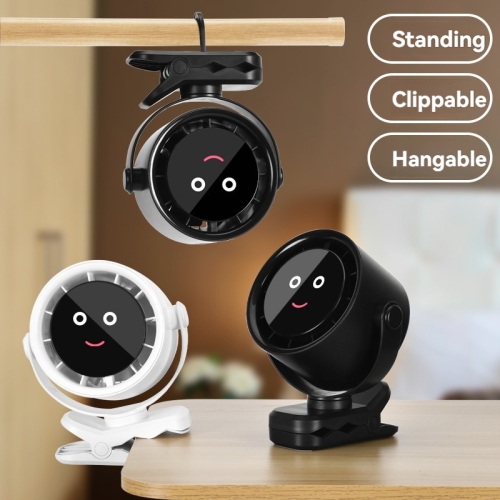 4000mAh Rechargeable Clip-On Fan with Brushless Motor, 5 Speed Settings, 720° Rotation, 36dB Ultra Quiet - Mini Portable USB Charging【pink】