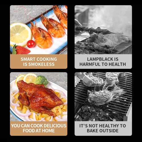 Multifunctional Digital Air Fryer Air Fryer 4.5 Qt,Nonstick Stainless Steel,Touch Screen Air Fryer with 8 Cooking Functions, 1400W 360° Loop Air