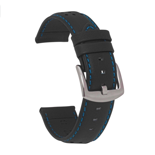 Bracelet de course en cuir pour hommes 20&nbsp;mm de Bandini pour Galaxy Watch8 7 6 5 4 de Samsung, Active, convient aux Garmin Vivoactive, Vivomove