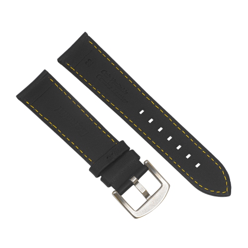 Bracelet de montre de course en cuir pour hommes 22&nbsp;mm de Bandini pour Galaxy Watch3, Gear 2, S3 de Samsung, convient aux modèles Vivoactive 4,