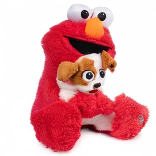 GUND Sesame Street Official Furry Friends Forever Dance & Play Elmo and Tango Animated Plush, Plush Sensory Toy for Ages
