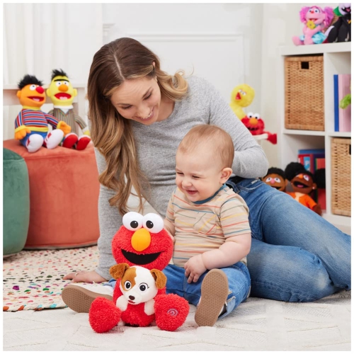 GUND Sesame Street Official Furry Friends Forever Dance & Play Elmo and Tango Animated Plush, Plush Sensory Toy for Ages