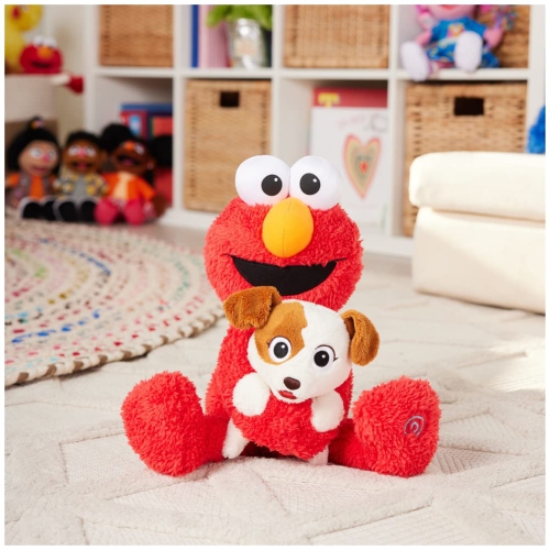 GUND Sesame Street Official Furry Friends Forever Dance & Play Elmo and Tango Animated Plush, Plush Sensory Toy for Ages