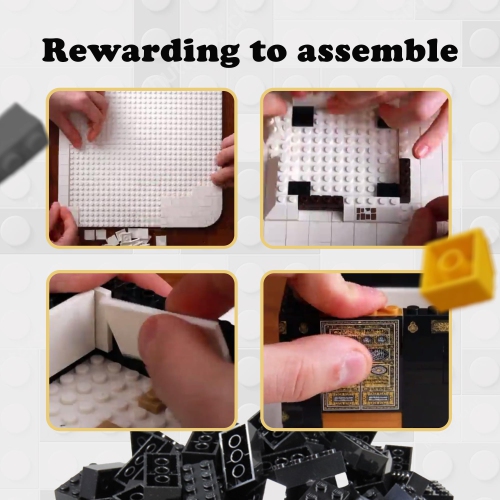 Kaaba Building Block Set - 540 Pcs - Perfect Islamic Eid Gifts for Kids & Adults - Mini Kaaba Model - Islamic Puzzle & E