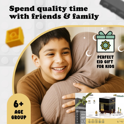 Kaaba Building Block Set - 540 Pcs - Perfect Islamic Eid Gifts for Kids & Adults - Mini Kaaba Model - Islamic Puzzle & E