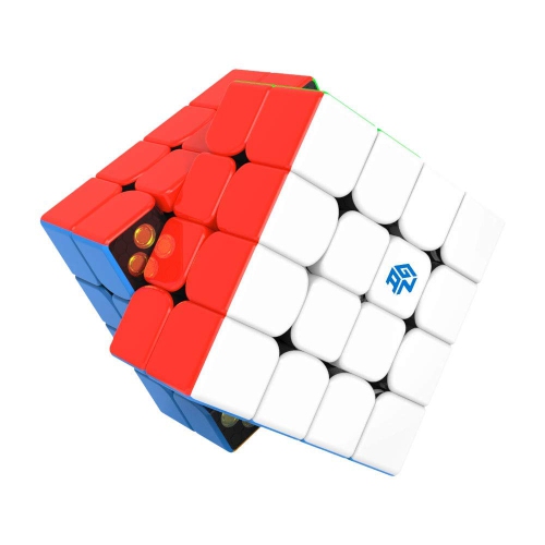 GAN 460 M 4x4 Magnetic Speed Cube, Brain Teasers 3D Puzzle Toy for Kids Adults Travel Games Holiday Stocking Stuffers Bi