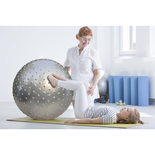 penepico Large Sensory Massage Ball for Kids 3+, 2-Pack 33.5" 85CM Bouncy Exercise Ball, Big Inflatable Ball with Tactil