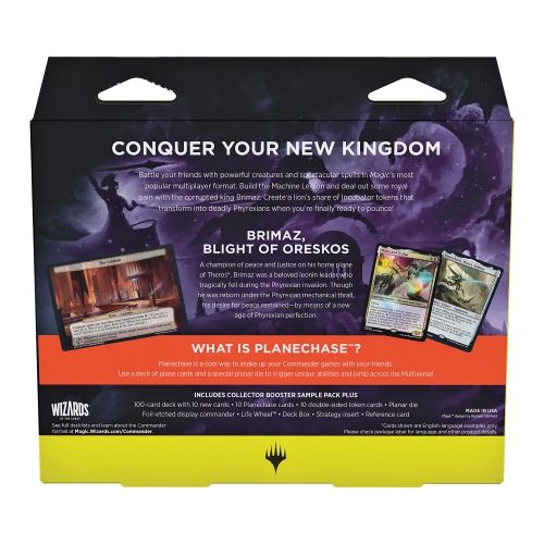 Magic The Gathering March of The Machine Commander Deck - Growing Threat (100-Card Deck, 10 Planechase Cards, Collector