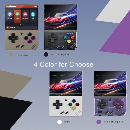 Console de jeu portative Mini Plus de Miyoo avec étui de rangement dédié Consoles de jeux vidéo rétro portatives de 3,5&nbsp;po intégrées