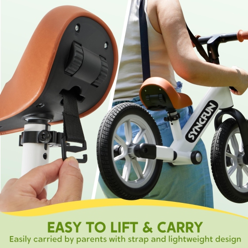 SYNCFUN Toddler Balance Bike, Toddler Bike for 2, 3, 4, 5 Year Old Boys and Girls, No Pedal Kids Bike, Toddler Gifts, Ea