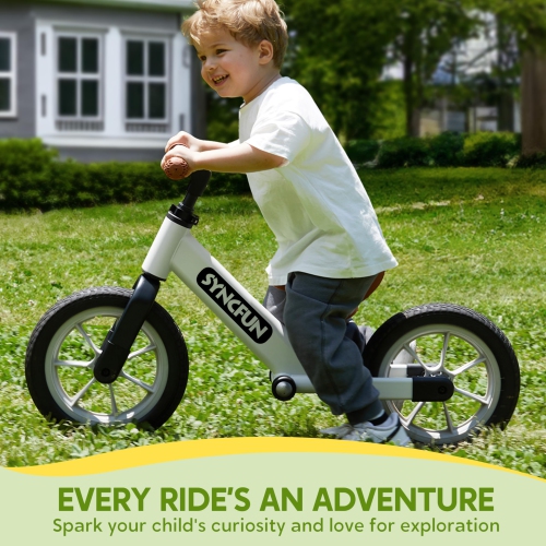 SYNCFUN Toddler Balance Bike, Toddler Bike for 2, 3, 4, 5 Year Old Boys and Girls, No Pedal Kids Bike, Toddler Gifts, Ea