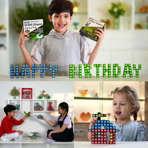 TOSY Magnet Cube 3x3-240 Magnets, 30 Blocks, 7 in 1: Puzzle Cube Game, Creative Building Blocks, Transformable Fidget Sp