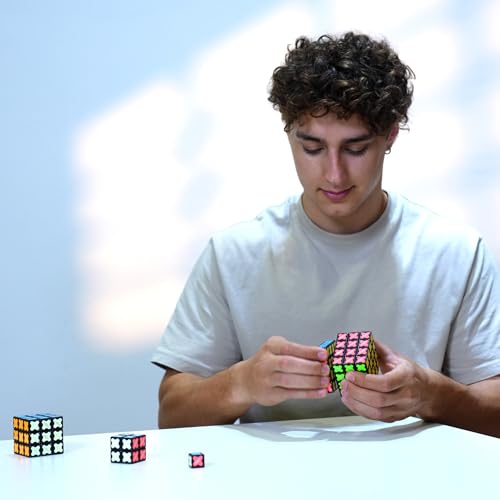 TOSY Magnet Cube 3x3-240 Magnets, 30 Blocks, 7 in 1: Puzzle Cube Game, Creative Building Blocks, Transformable Fidget Sp