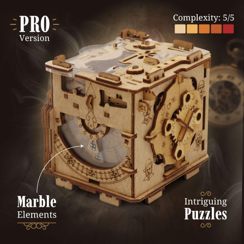 iDventure Cluebox PRO - Sherlock's Camera - Escape Room Game - Puzzle Box - 3D Wooden Puzzle - sequential Puzzle - 3D Pu