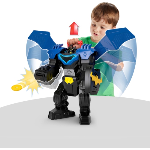 Fisher-Price Imaginext DC Super Friends Batman Flight Mech with Lights, Sounds Motion & 3-inch Action Figure, 14.5-inch