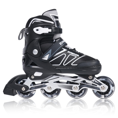 Zuwaos Inline Skates for Kids and Girls, Roller Skates with Featuring All Illuminating Wheels, for Girls and Boys, Men a